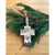 O Holy Night Cross Christmas Ornament - 5" - Gray and Brown - IMAGE 2