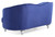 Tufted Velvet Straight Sofa with Throw Pillows - 71" - Blue - IMAGE 4