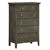 Wooden Bedroom Chest with 5-Drawers - 48" - Gray - IMAGE 3