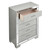 5-Drawer Wooden Bedroom Chest - 49" - Silver Champagne - IMAGE 3