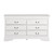 6-Drawer Wooden Bedroom Double Dresser - 60" - White - IMAGE 1