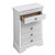 Wooden 5-Drawer Bedroom Chest - 48" - Silver - IMAGE 6