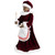 Animated and Musical African American Mrs. Claus with Candle Christmas Figure - 16" - IMAGE 4