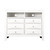 6-Drawer Wooden TV Media Chest - 47" - White - IMAGE 1