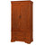 Wooden Armoire with 2-Drawers - 78" -Oak Finish - IMAGE 2