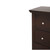 6-Drawer Wooden Bedroom Dresser - 59" - Espresso Brown - IMAGE 4