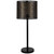 Iron Table Lamp with Laser-Cut  Shade - 30" - Black and Gold - IMAGE 1