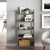 5 Tier Ladder Shelf Bookcase - 60.25" - Gray - IMAGE 3