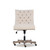 Solid Adjustable Plush Tufted Office Chair - 41.5" - Beige and Gray - IMAGE 1
