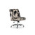 Cow Print Adjustable Office Chair - 41.5" - White and Black - IMAGE 1
