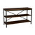Powder Coated TV Stand With Shelves - 50" - Black - IMAGE 1