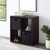 Four Cube Storage Cabinet - 30" - Espresso Brown - IMAGE 2
