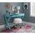 Campaign Style Writing Desk - 44" - Blue - IMAGE 3