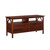TV Stand With Open Shelves and Drawers - 44" - Walnut Brown - IMAGE 1