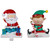Santa and Elf Christmas Stocking Holders - 5" - Set of 2 - IMAGE 2