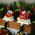 Santa and Snowman Sleigh Ride Christmas Stocking Holders - 4.25" - Set of 2 - IMAGE 2