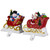 Santa and Snowman Sleigh Ride Christmas Stocking Holders - 4.25" - Set of 2 - IMAGE 5