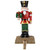 Glittered Nutcracker Soldier with Gift Christmas Stocking Holder - 9.5" - IMAGE 1