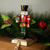 Glittered Nutcracker Soldier with Gift Christmas Stocking Holder - 9.5" - IMAGE 2