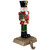 Glittered Nutcracker Soldier with Gift Christmas Stocking Holder - 9.5" - IMAGE 4