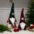 LED Lighted Sitting Gnome with Snowflake Christmas Figure - 13" - Green - IMAGE 3