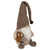 Sitting Gnome with Teddy Bear Christmas Figure - 14" - IMAGE 4