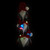 LED Lighted Triple Stacked Gnomes Christmas Decoration - 26" - Multicolor Lights - IMAGE 3