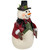 Glittered Snowman with Vest and Bow Tie Christmas Figure - 12.5" - IMAGE 3