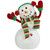 Waving Snowman with Earmuffs Glitter Christmas Figurine - 10" - IMAGE 2