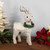Woodland Reindeer with Wreath Christmas Figure - 13.75" - IMAGE 1