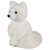 Sitting Artic Fox Pup Christmas Figurine - 7.5" - IMAGE 4