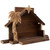Wooden Nativity Stable with Star and Palm Tree - 22" - IMAGE 2
