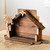 Wooden Nativity Stable with Star and Palm Tree - 22" - IMAGE 3