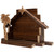 Wooden Nativity Stable with Star and Palm Tree - 22" - IMAGE 5