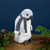 Penguin in Winter Scarf Christmas Figurine - 7.5" - IMAGE 1