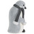 Penguin in Winter Scarf Christmas Figurine - 7.5"