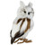 Standing Plush Winter Owl Christmas Figurine - 11.5" - IMAGE 3