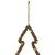 Lighted Jute Wrapped Pine Tree Silhouette Hanging Christmas Decoration - 14" - IMAGE 5