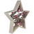 Ornaments and Pinecones Star-Shaped Birch Wood Christmas Decoration - 14.5" - IMAGE 3