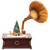 LED Lighted and Musical Gramophone Animated Christmas Decoration - 14" - IMAGE 2