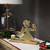 Angel with Star Metal Christmas Tealight Candle Holder - 12" - IMAGE 1