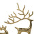 Reindeer and Fawn Metal Christmas Figure - 10.25" - Gold - IMAGE 6