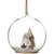 Polar Bear in Snow Glass Globe Christmas Ornament  - 4.75" - IMAGE 4