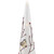 LED Lighted Birds on Branches Frosted Glass Cone Christmas TreeDecoration - 16"