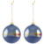Shiny Glass Ball Christmas Ornaments - 3" (80mm) - Blue, Green and Teal  - 6ct - IMAGE 3