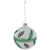 Glittered Glass Ball Christmas Ornaments with Pine Cones  - 4" (100mm) - 4ct - IMAGE 3