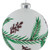 Glittered Glass Ball Christmas Ornaments with Pine Cones  - 4" (100mm) - 4ct - IMAGE 5