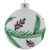 Glittered Glass Ball Christmas Ornaments with Pine Cones  - 4" (100mm) - 4ct - IMAGE 6