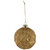 Geometric Glittered Mercury Glass Ball Christmas Ornaments - 3" (80mm) - Gold  - 4ct - IMAGE 5