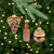 3.5" Pizza Burger and Beer Glass Christmas Ornaments - Set of 3 - IMAGE 1